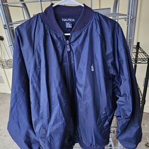 Nautica Vintage Collared Zip-Up Windbreaker